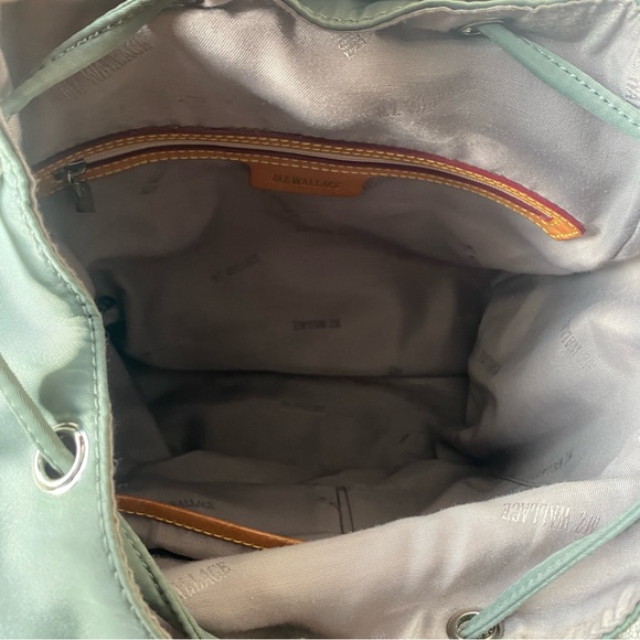 MZ Wallace Marlena Army Green Nylon Backpack Olive - Picture 8 of 16